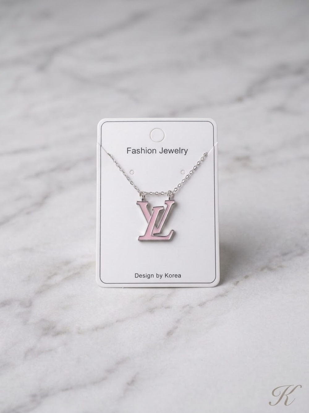 Pink Pendant Necklace - Fashion Jewelry